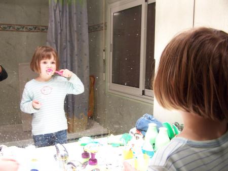 Le lavage de dents