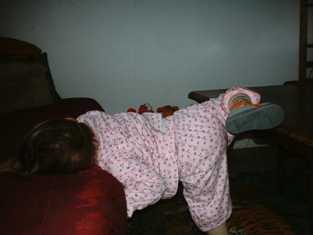 Une dr�le de position